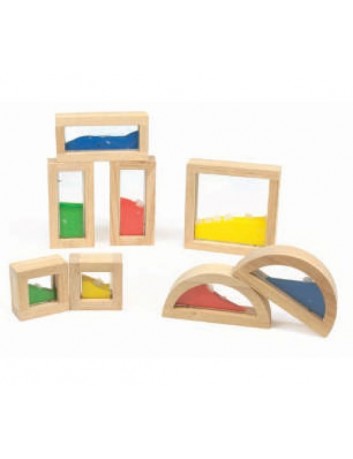 BLOQUES DE MADERA CON ARENA...