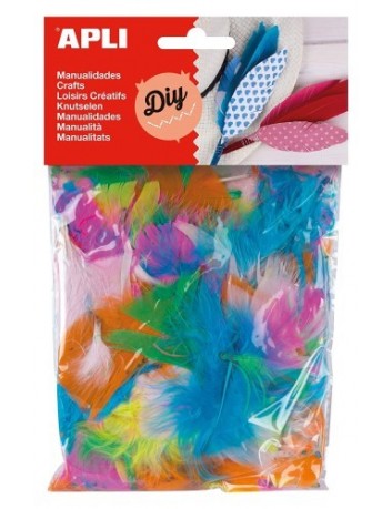 PLUMAS DE COLORES "COLLAGE"...