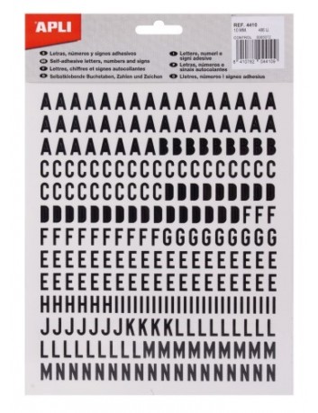 LETRAS Y NUMEROS ADHESIVOS...
