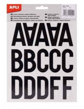 LETRAS Y NUMEROS ADHESIVOS...