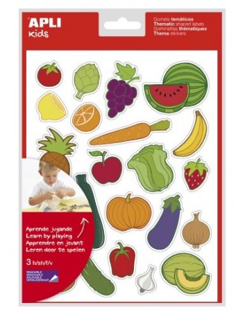 GOMETS FIGURATIVOS "FRUTAS...