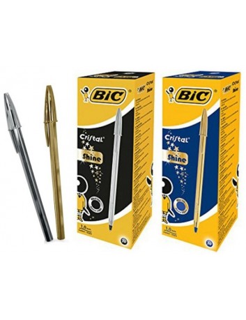 BOLIGRAFO BIC CRISTAL "SHINE"
