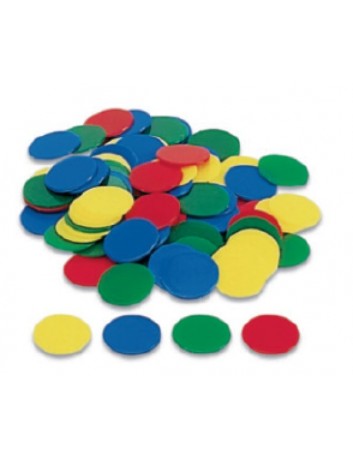 BOLSA 100 FICHAS COLORES