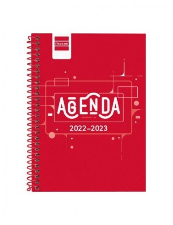 AGENDA ESCOLAR CON ESPIRAL...