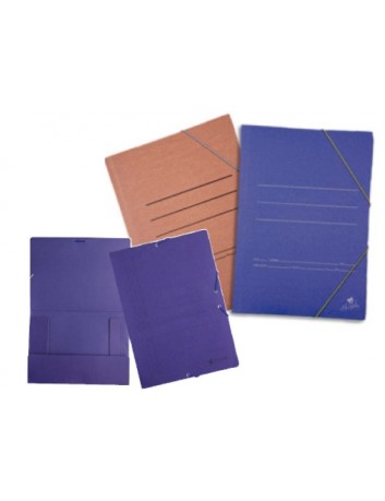 CARPETA CARTON  C/GOMAS AZUL