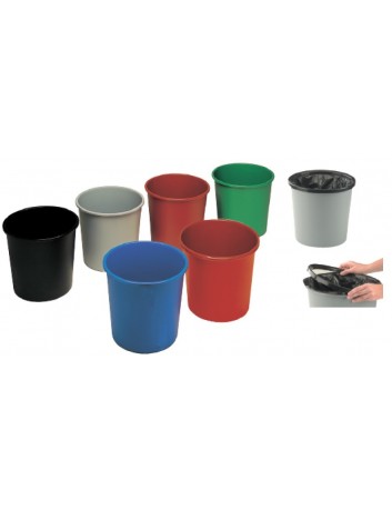 PAPELERA PLAST. MACIZA 18...