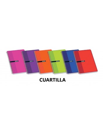 BLOC ESPIRAL CUARTILLA 80...