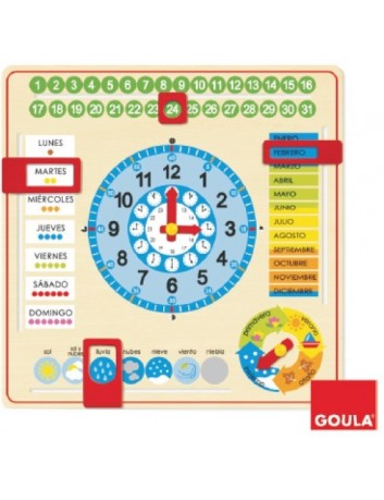 RELOJ CALENDARIO ESCOLAR...