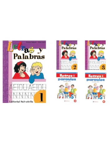 CUADERNO LETRAS Y PALABRAS